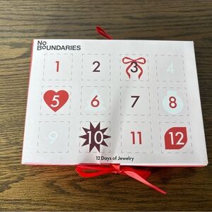 No Boundaries 12 Days of Jewelry Adventk Calendar Gift Set Valentins day